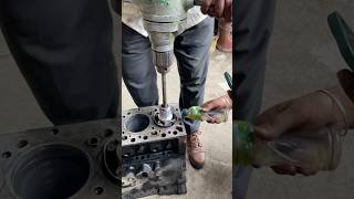 #honing #engine #liner #cleaning #polish #machine #mechanical #workshop #automobile #repair #shorts