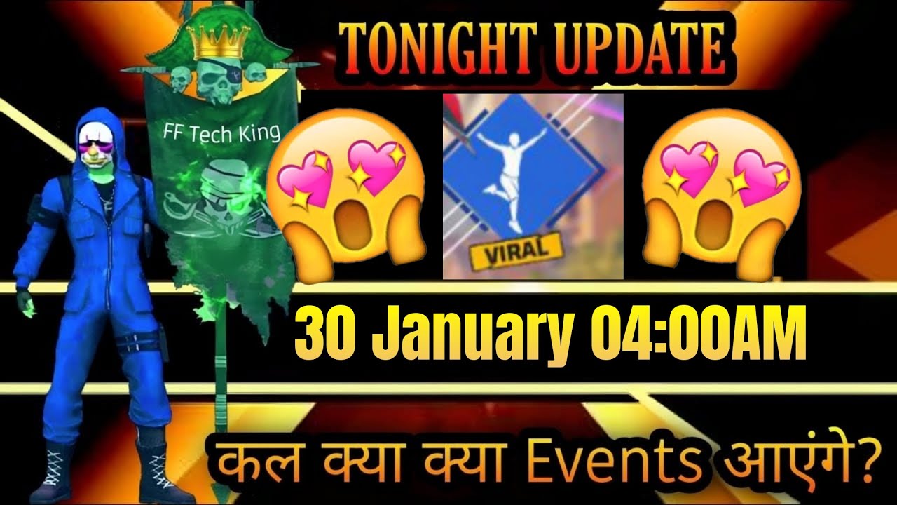 FFMax 30 January Tonight Update Video | Free Fire Tonight Update Today | Free Fire Tonight Update