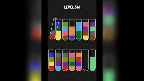 Water sort puzzle level 561