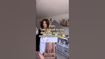 🙈 The dreaded first page, rate this first page in my sketchbook 1-10 ✨🎨#gouachepainting