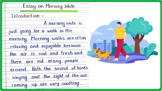 Essay on Morning Walk in English  Short Essay on Morning Walk for