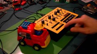 Circuit Bent Toy Fire Engine by freeform delusion