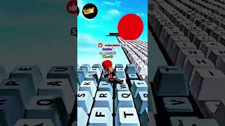 Type Fast or Fall! ⌨️ | Roblox Keyboard Race Challenge #Roblox #RobloxGaming #bloxifyaura #Shorts