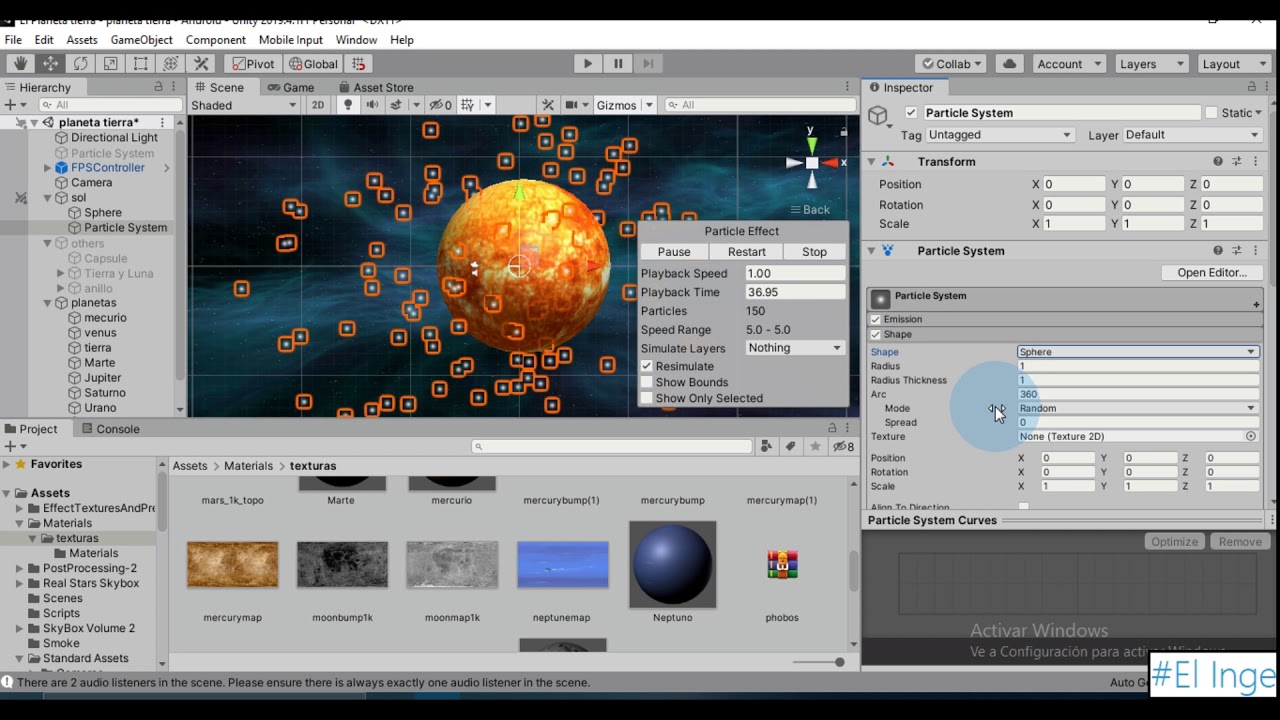 20 Creando sistemas de Particulas - YouTube