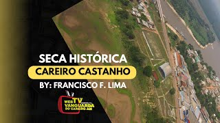 RIO CASTANHO EM CAREIRO CASTANHO QUASE SEM ÁGUA