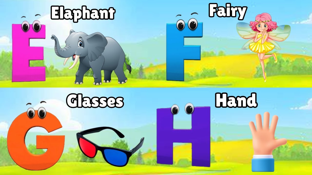 A For Apple B For Baby | Abc Phonics song for toddlers | Abcd Song| # ...