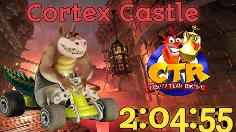Ctr - Cortex Castle time trial [WR] NTSC Fast character 2:04:55