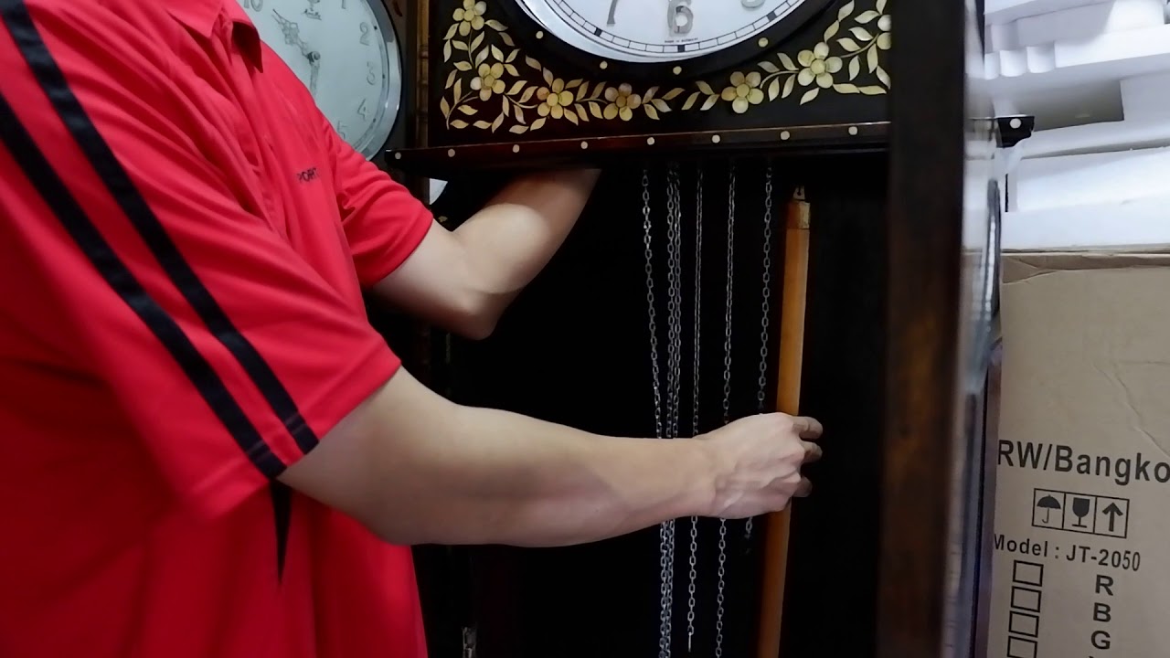 การติดตั้งใช้งาน นาฬิกาตั้งพื้น อย่างกระจ่างชัด : By AM นาฬิกาโบราณ นาฬิกาไขลาน