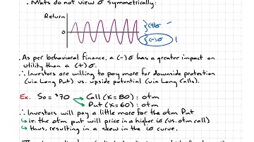Level III: VOLATILITY SKEW AND SMILE