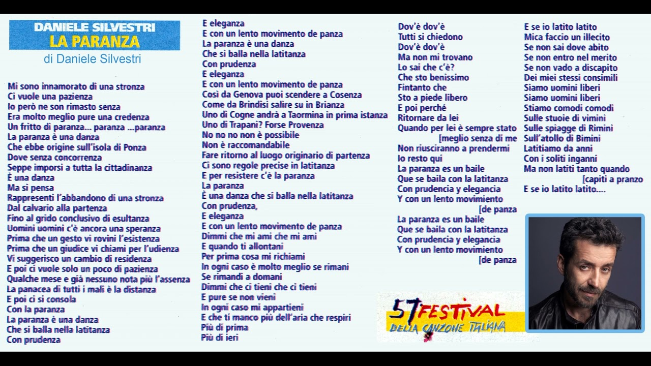 Daniele Silvestri La Paranza {con testo} YouTube Daniele Silvestri La Paranza {con testo} YouTube