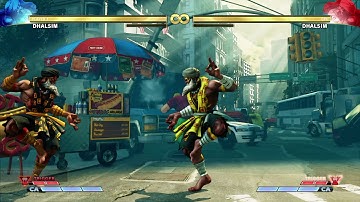 SFV AE - Dhalsim 50/50 mixup off VT2 setup
