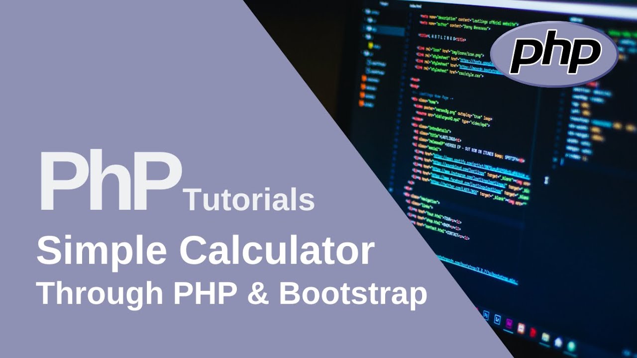 Simple Calculator through PHP & Bootstrap - YouTube