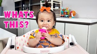 Six Month Old Baby's First Time Trying Ice Cream  **CUTEST REACTION