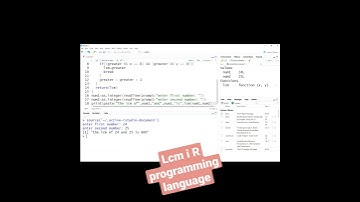 lcm in R programming language