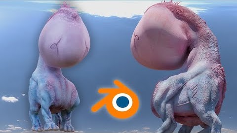 Blob - Creature made in Blender