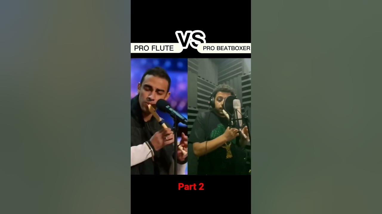 Pro Beatbox VS Legend Flute Part 2 Subscribe100k Shorts tiktok music