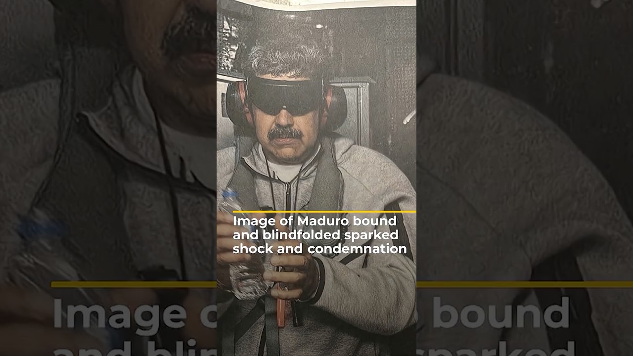 صورة نشرها ترامب لمادورو وهو مقيد ومعصوب العينين تثير استنكاراً واسعاً.