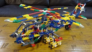 Building a Monster K'nex MI 28 Attack Helicopter