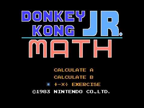 NES Longplay [712] Donkey Kong Jr. Math