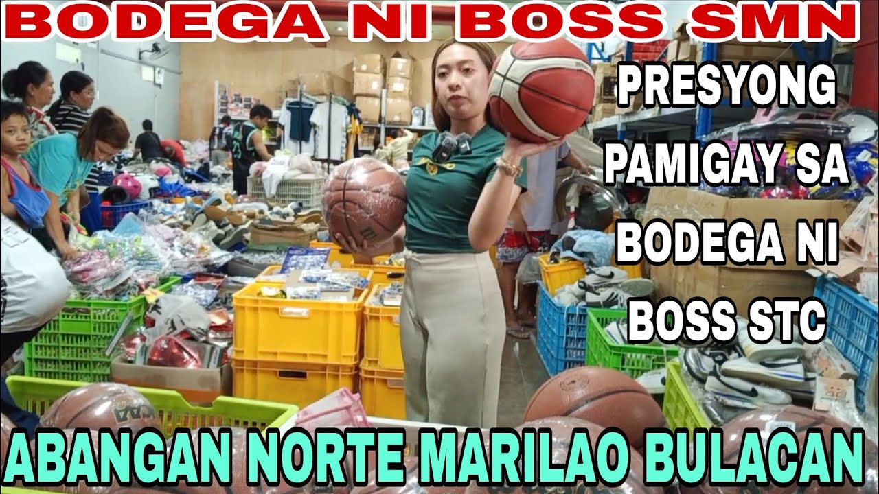 HALA! GRABE PRESYONG PAMIGAY NA SA BODEGA NI BOSS STC SA ABANGAN NORTE MARILAO BULACAN 💯👟🎽🏀