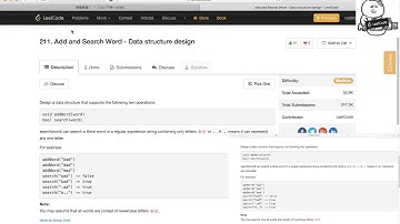 小Q刷Leetcode第17期 211