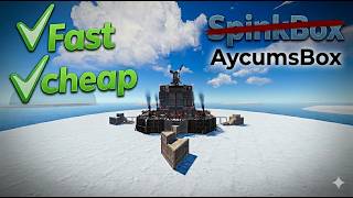 The aycumsBOX - 2X1 - Insane SNOWBALL Base - ONLINE RAID TANK - RUST Base Designs 2026