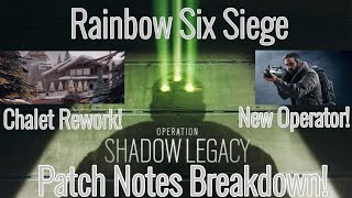 Rainbow Six Siege SHADOW LEGACY Patch Notes BREAKDOWN!