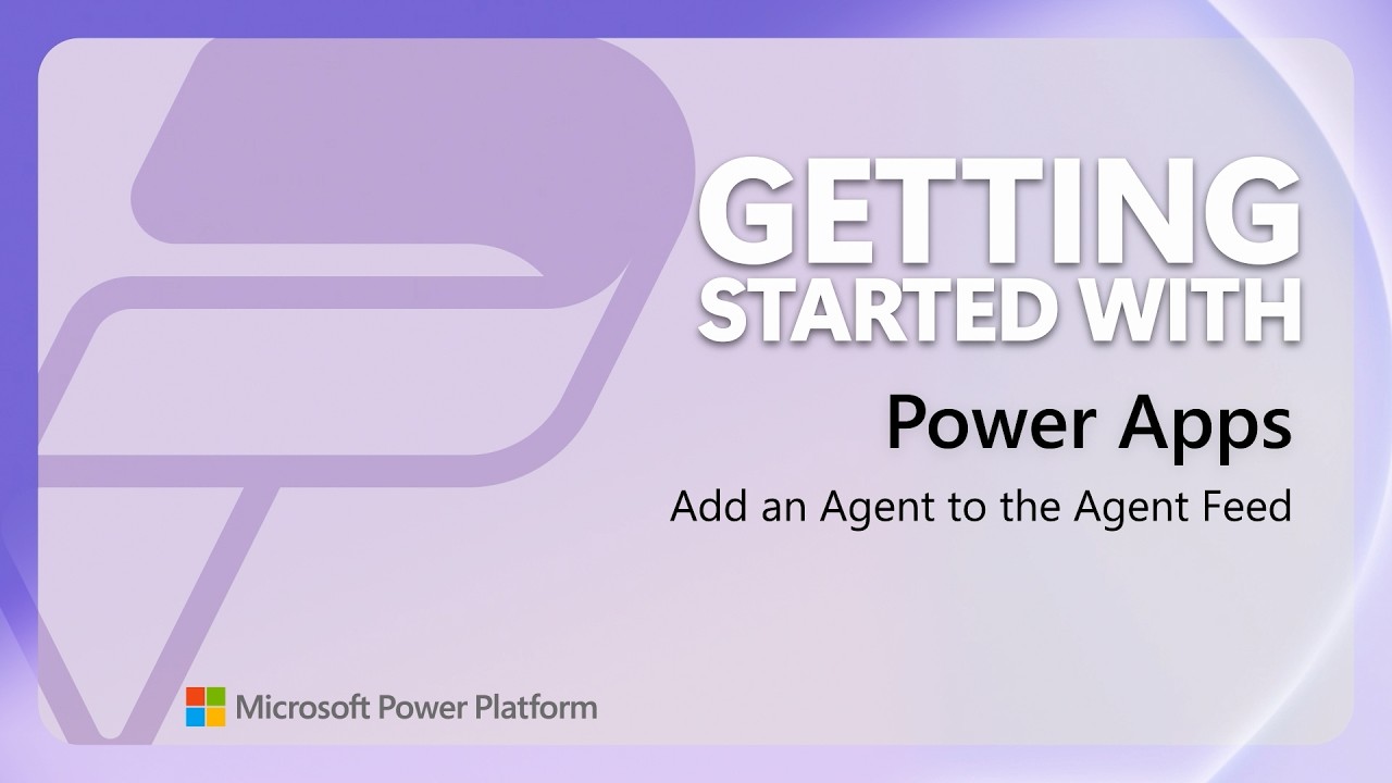 Add an agent to the agent feed | Power Platform Shorts - YouTube