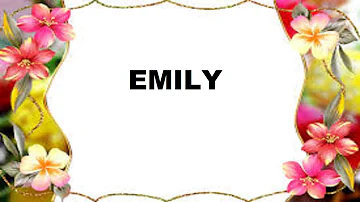 Qual signo do nome Emilly?