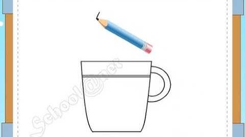 BÉ HỌA SĨ - Thực hành tập vẽ 69: Vẽ cái cốc