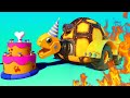 पाथ  ट्री  पर  जन्मदिन  की  पार्टी  के  बाद लगी आग - Animals and trucks cartoons in Hindi