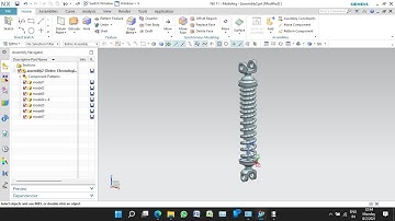Mono Suspension System in Nx