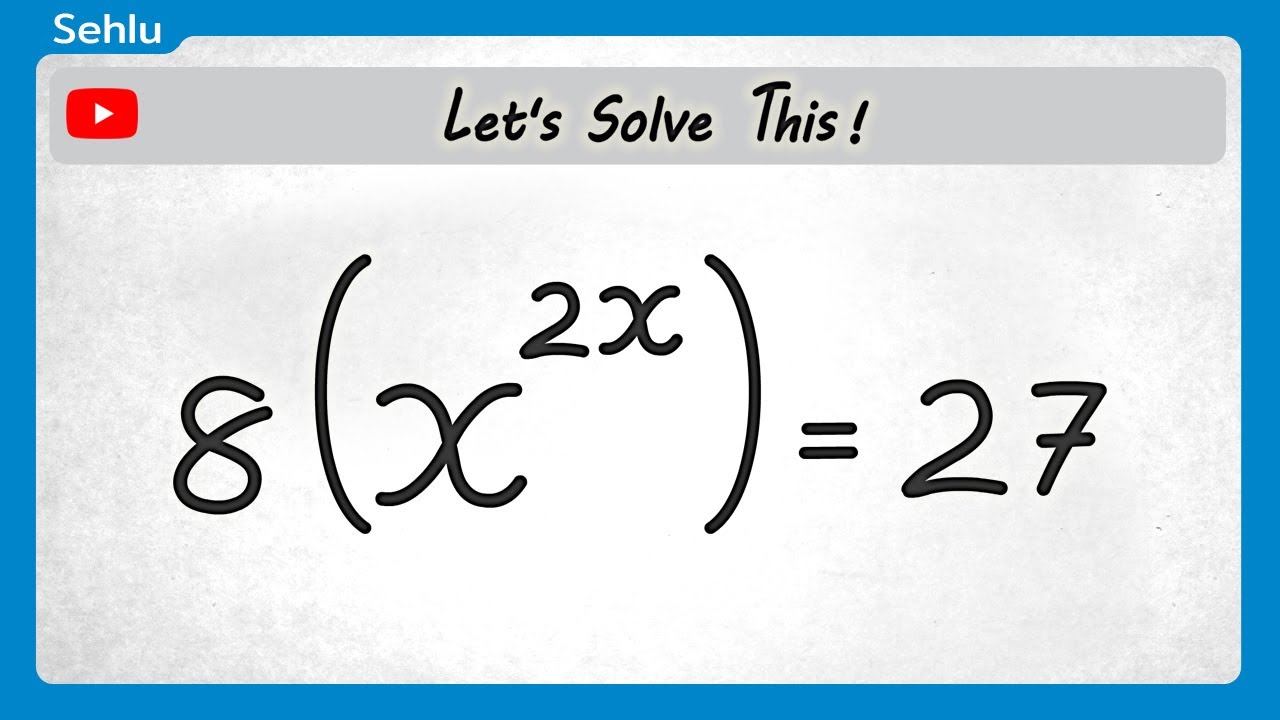 Nice Exponential Math Simplification | Can U Solve This? # ...