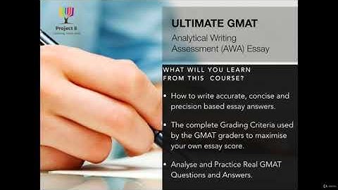 Ultimate GMAT Essay - Ace the Essay in 1 week - learn GMAT