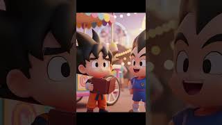 Goku y Vegeta comprando HELADOS