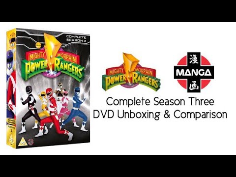 MMPR-Season-3-UK-DVD-Unboxing-&-Comparison---Manga-UK