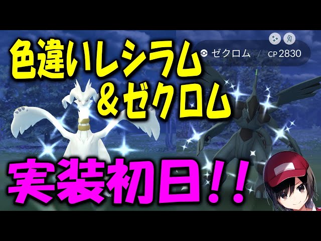 色違いレシラム ゼクロム実装初日 Pokemongo ポケモンgo Tips Tricks