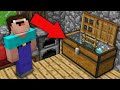 Minecraft NOOB vs PRO: ONLY NOOB CAN FOUND THIS SECRET DOOR IN CHEST! Challenge 100% trolling