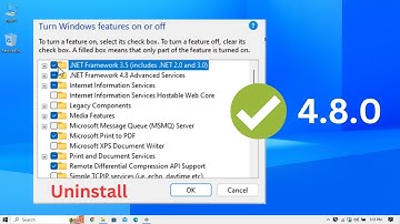 How to Uninstall & Reinstall .NET Framework 4.8 on Windows 10 - Easy Guide! 🔱