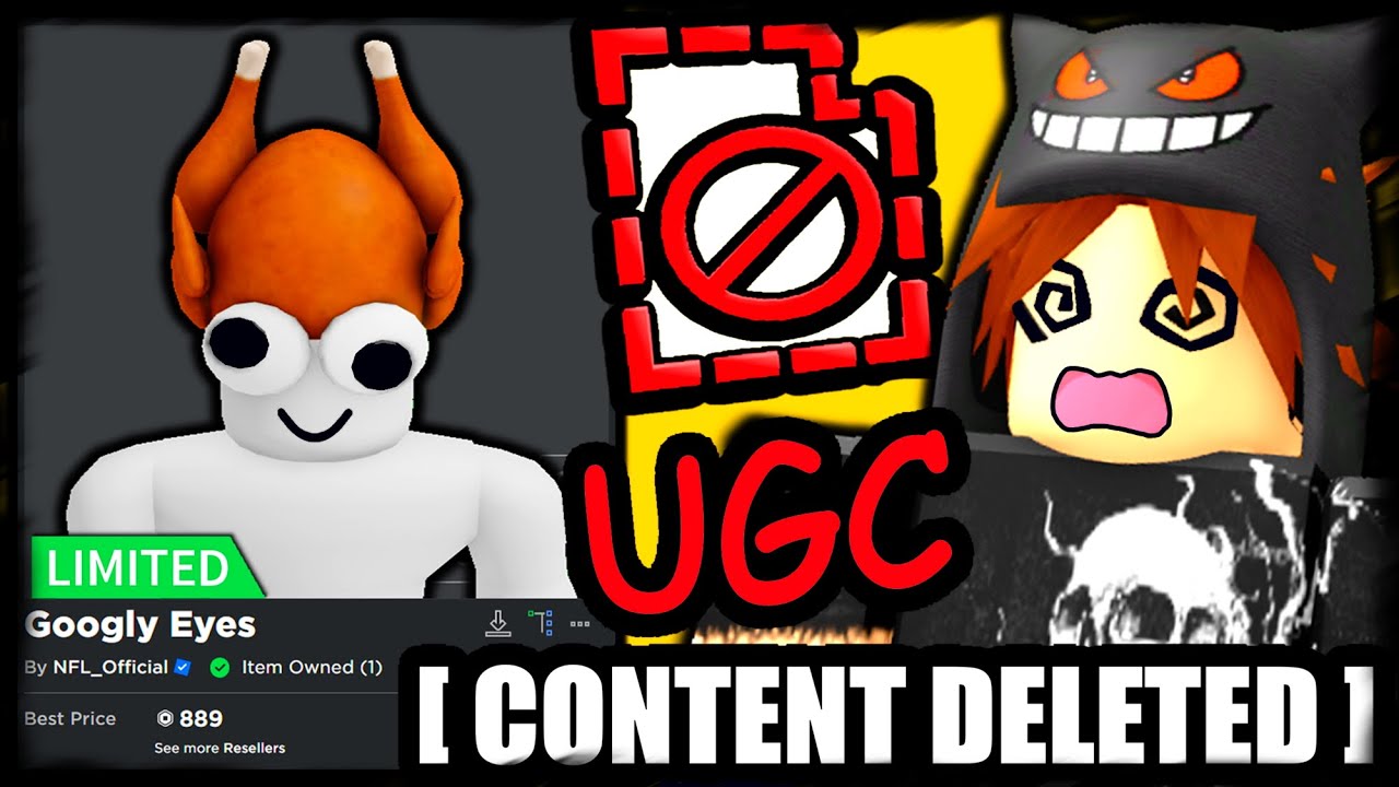 Roblox just CONTENT DELETED this ugc item why? 