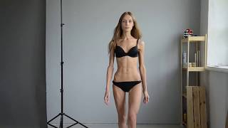 Skinny Model Audition - Look at her ABS of Steel