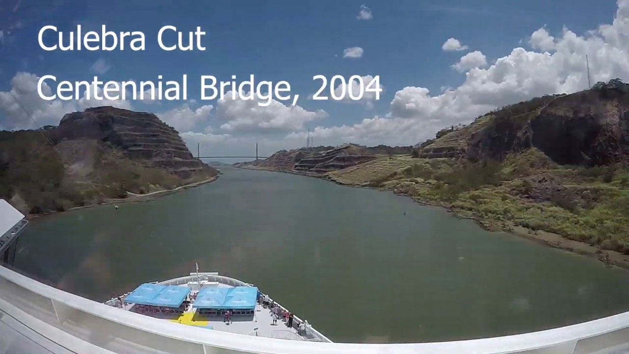 Time-lase Through Panama canal on the Norwegian Bliss Cruise Ship - YouTube