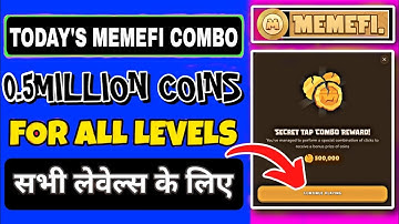 Memefi Secret Combo Today 24 August | Memefi Secret Tap Combo 24 August | Memefi Today Combo