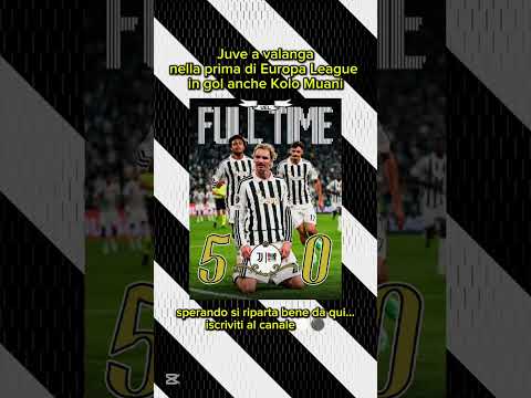 Video Juventus a valanga alla prima in Europa League