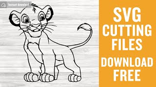 Simba Disney Svg Free Cut File for Cricut