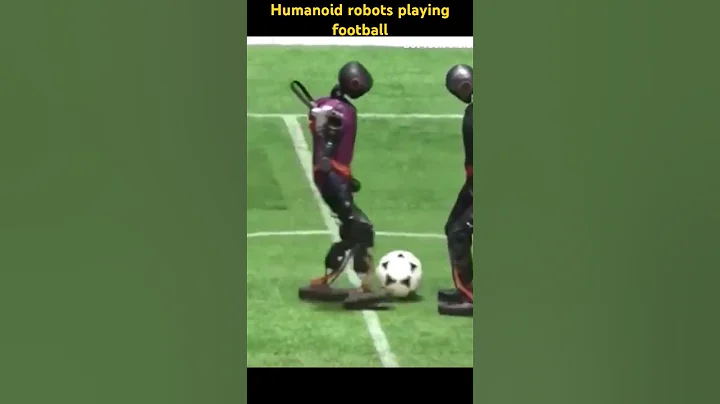 Humanoid robots playing football |Bot tech vision|#robot #humanoidrobot #football #shorts#technology