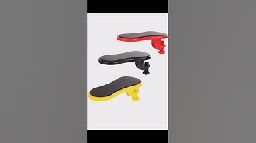 GADGET WEAR Arm Rest Pad Rotating Adjustable Computer Arm Rest Ergonomic Attachable Computer