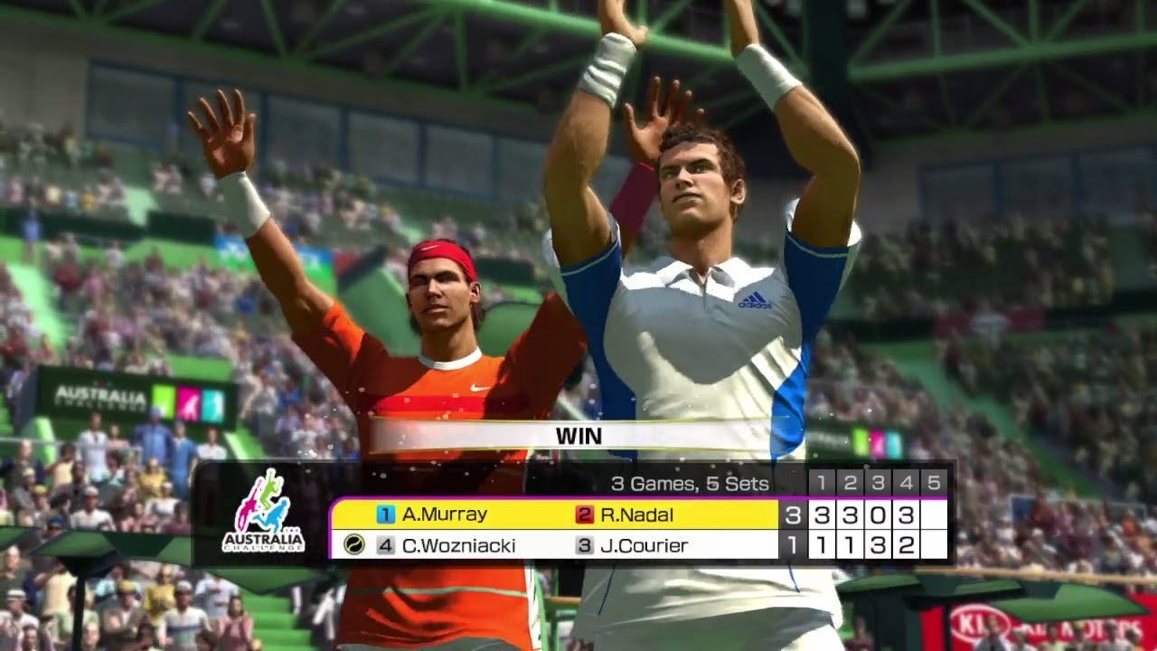 Virtua Tennis 4 || Doubles Hard || Exhibition Match !!