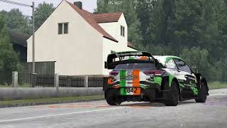 Craig Breen Tribute donuts - SS19 VRC Rally Croatia 2023 - rallysimfans.hu