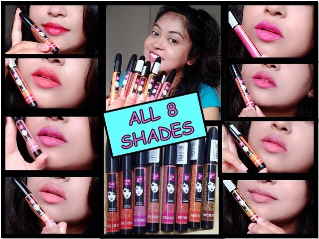 New Elle 18 Go Matte Crayons Review All 8 Shades Swatched Elle 18 Lip Crayon